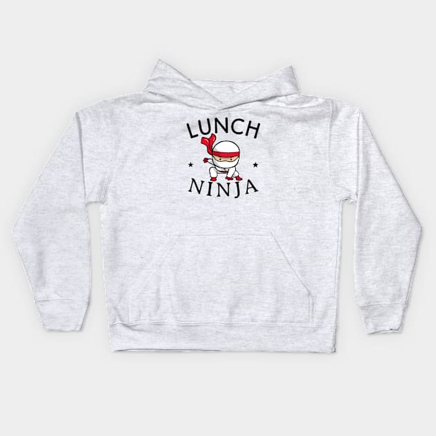 Lunch Ninja Kids Hoodie by Mountain Morning Graphics